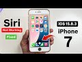 How To Fix Hey Siri Not Working In IPhone 7 IOS 15 8 3 