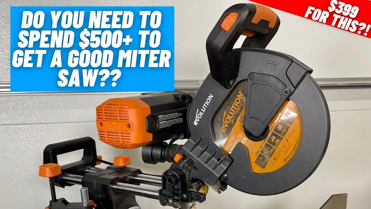 Is This The Most Useful Miter Saw On The Market??  ||  Evolution 10 Inch Dual Bevel Slider