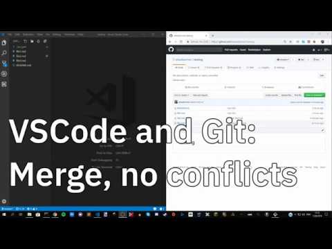 VS Code and Git: Merge, no conflict