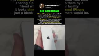 This Is Why This iphone Has No Camera #history #facts Profile