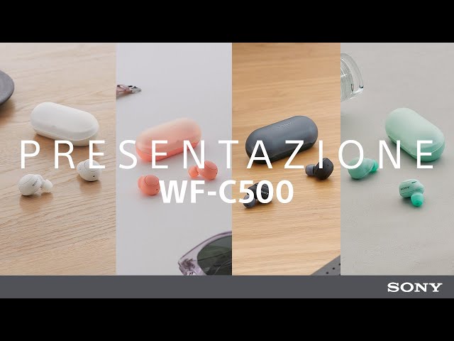 Nuovi auricolari totalmente wireless WF-C500 di Sony - YouTube