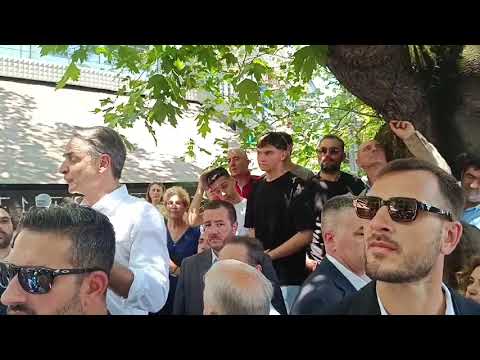 Ο Κυριάκος Μητσοτάκης στην Πλατεία Επταλόφου (19/6) ΙΙ