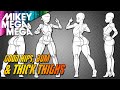 MAPPING GOOD HIPS BUM & LEGS CHARACTER SHEET (How To Draw)