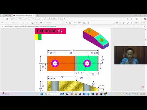 EXERCISE 27 SOLIDWORKS - YouTube