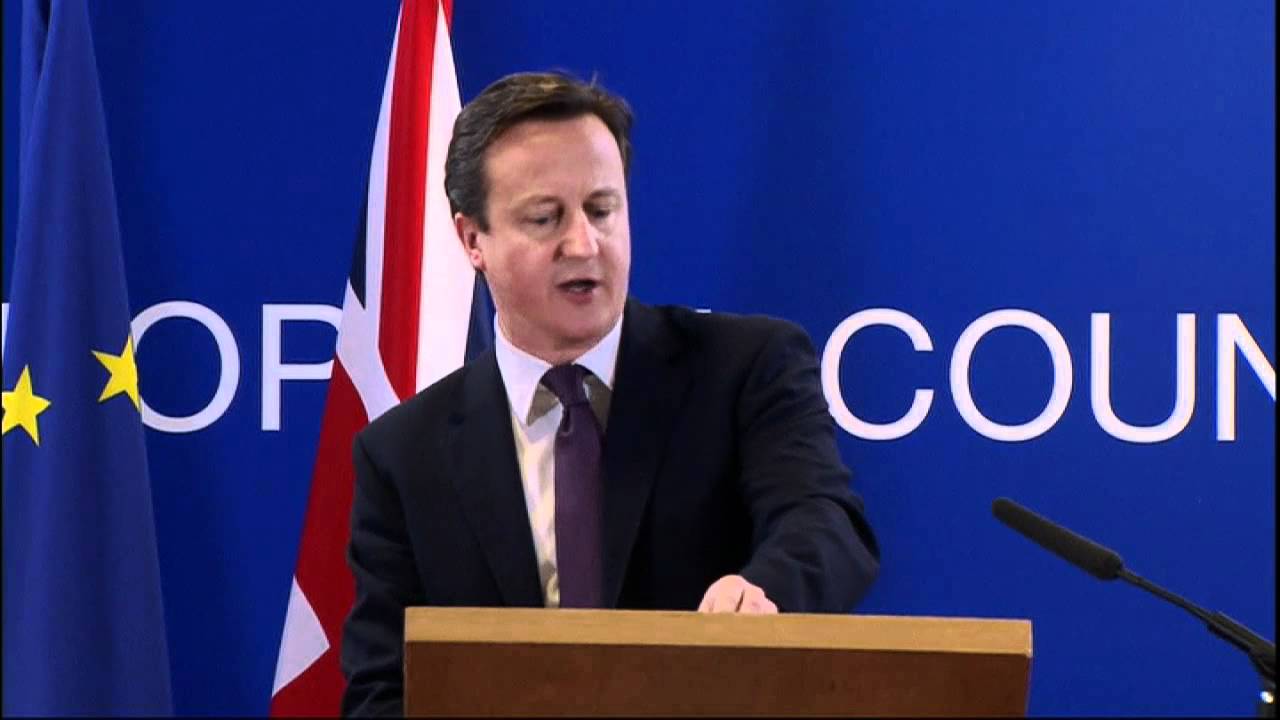 David Cameron says no to EU treaty