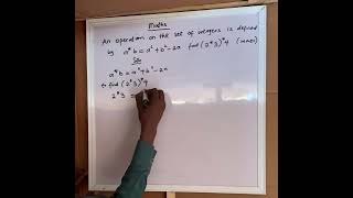 Famous Binary operation in Mathematics / WAEC past question explained  Wealth