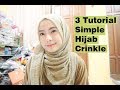 Tutorial Hijab Crinkle Shawl Simple