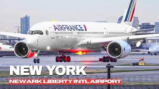 🇺🇸 NEWARK Plane Spotting Madness! Widebodies, Roars & Action ✈️ (EWR/KEWR)
