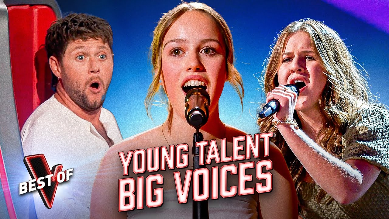 YOUNG TALENTS with HUGE VOICES Blow Away the Coaches in the Blind Auditions of The Voice