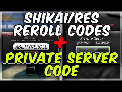 NEW* REROLL CODES AND FREE PRIVATE SERVER CODES!!