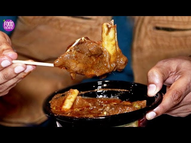 Mutton Nahari, Mutton Kaju Keema, Lemon Chicken Pataka - Bukhraat Mughlai Food Delhi 6 - Food Vlog | Food Fatafat