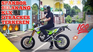 SPAKBOR BELAKANG KLX / DTRACKER KEREN KUALITAS PABRIK‼️SUPERMOTO MODIFIKASI