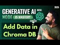 Generative AI with Node JS in Hindi #31 Add Data in Chroma DB using Node.js | Vector Database