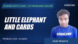 LECARDS | Little Elephant and Cards | Coding with Logic: CP Problems