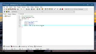 Program 1 | Write a program to print a welcome text