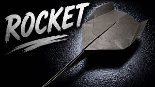 I Built a Paper Rocket🚀That Actually Flies