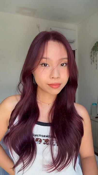 Plum Red x Cranberry Red🫱🏻‍🫲🏼 #hair #hairdye #hairstyle #haircolor
