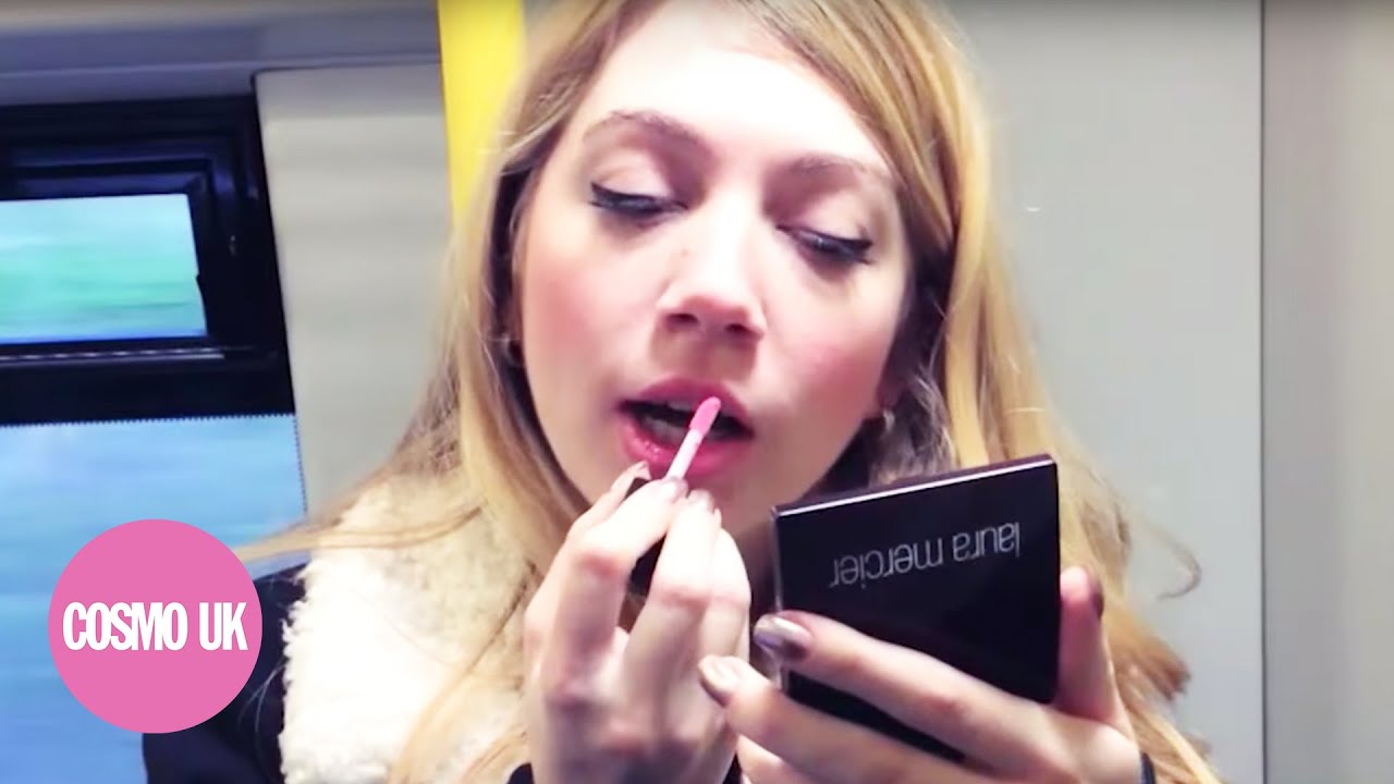 The BEST way to do your makeup on public transport | Cosmopolitan UK