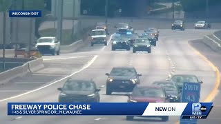 Milwaukee Police chase reckless driver down I-43 Monday afternoon