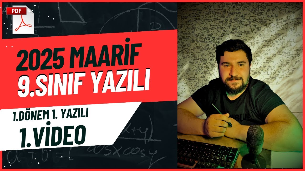 9. Sınıf Matematik 1. dönem 1. Yazılı | Genel Tekrar Part 1