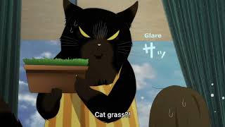 Fukuzawa eats Yukichi's cat grass | Dekiru Neko wa Kyou mo Yuuutsu,デキる猫は今日も憂鬱 Ep 11