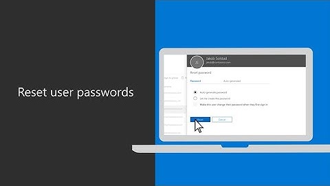 How to reset user passwords for Microsoft 365
