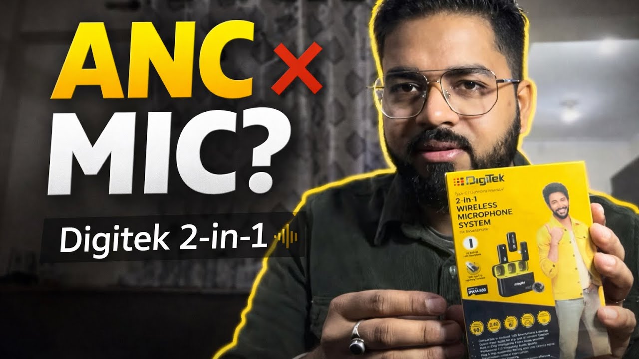 Digitek 2-in-1 Microphone with ANC Review | Is This the Best Budget Mic?