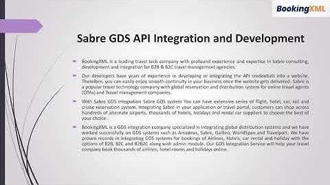 Sabre GDS Integration