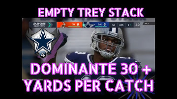 Madden 21 - Empty Trey Stack Explosive Offense - 1 Route Tearing Through Every Opposing Defense!!!