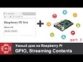 Умный дом, динамическое отображение GPIO используя Streaming Contents