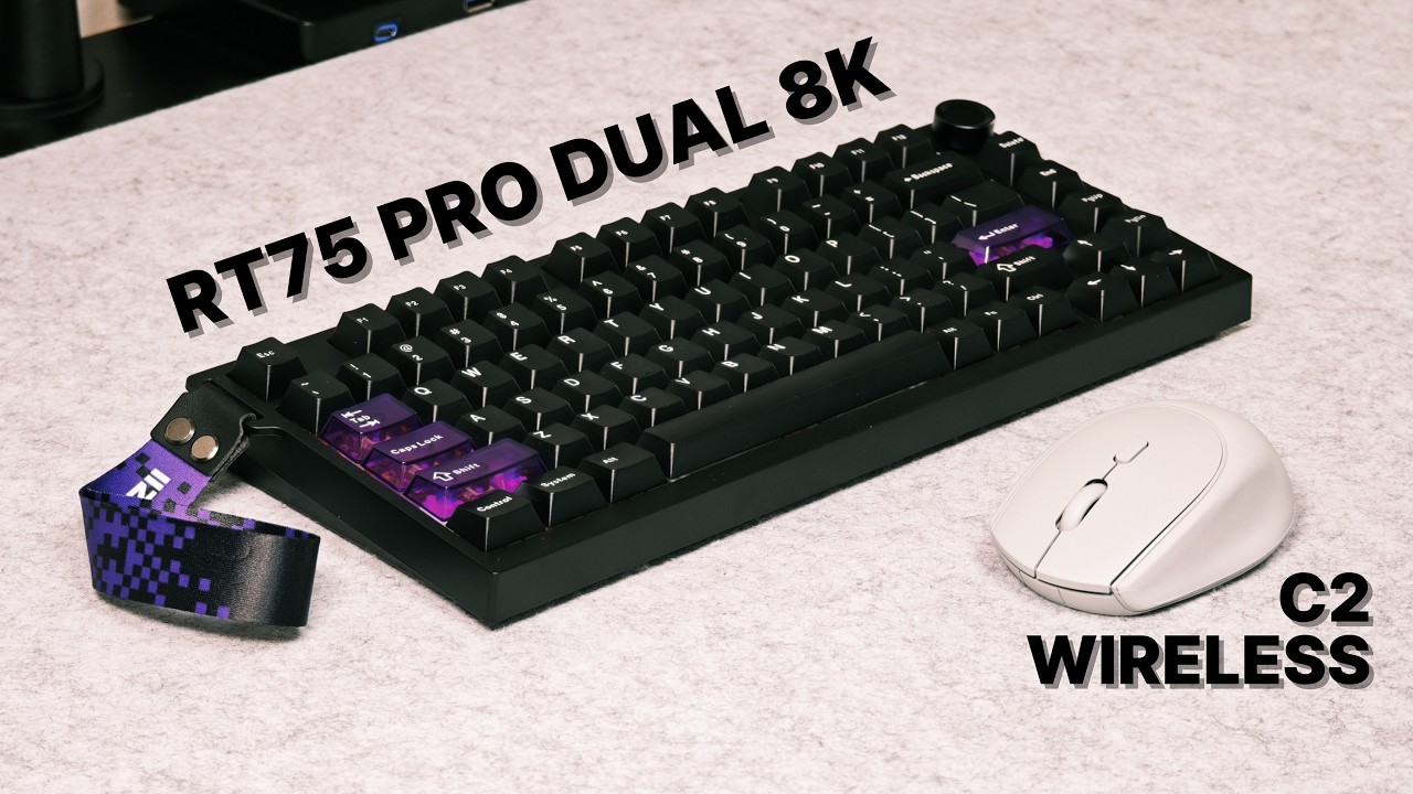 [🎁구독자이벤트] 한국 유저 맞춤 가성비 듀얼8K 게이밍 키보드 윤지 RT75 PRO / 가성비 데일리 마우스 YUNZII C2 @YUNZII KEYBOARD