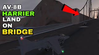 AV-8B Harrier Land On A Bridge To Recover Intelligence Documents | Carrier Landing Pro screenshot 2