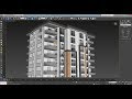 3ds MAX de Cephe Kaplama ve Cam Korkuluk Yapma