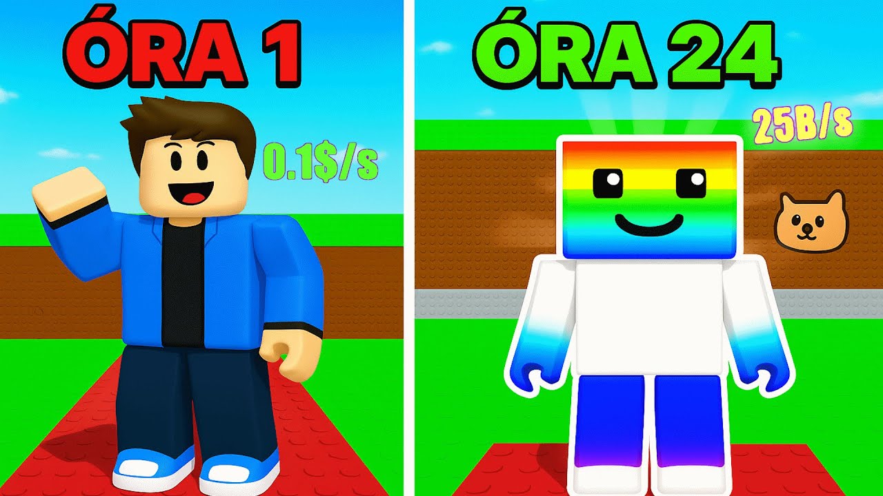 24 ÓRÁN KERESZTÜL STEAL A BRAINROTOT JÁTSZOTTAM A ROBLOXBAN!