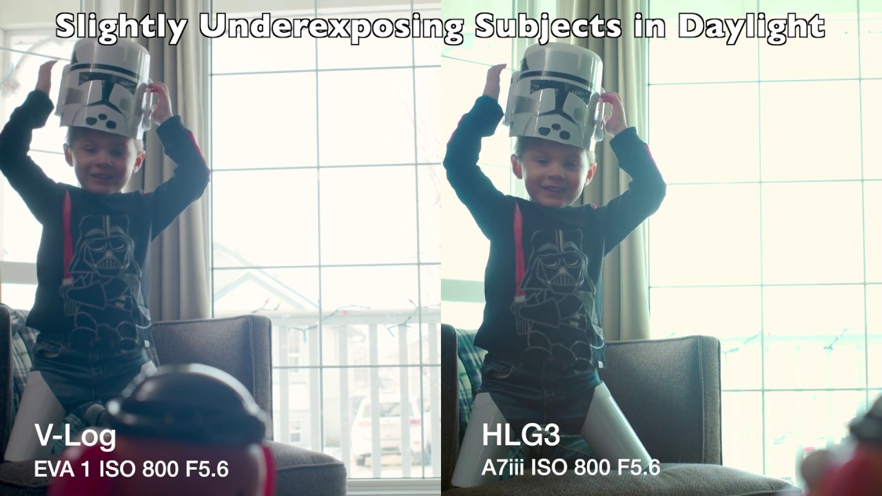 Horribly Lit Scene EVA1 Vs A7iii Comparing Dynamic Range Recovery