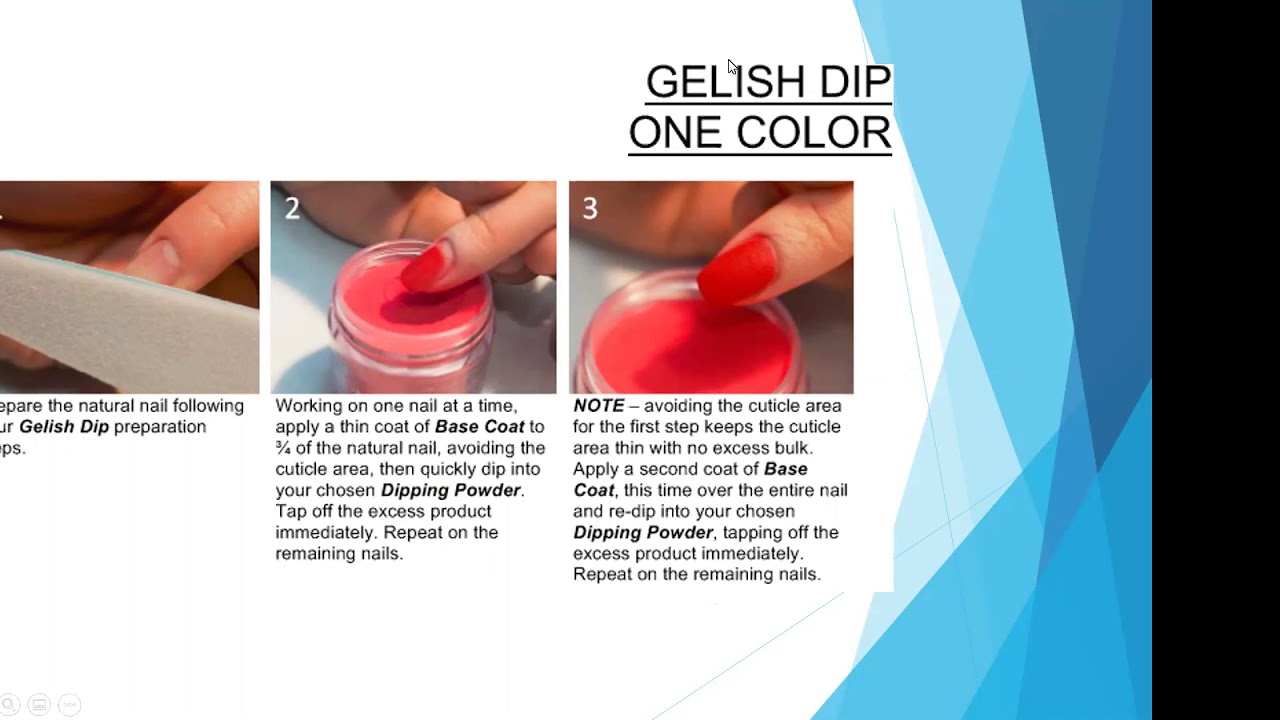 Gelish Dip System - YouTube