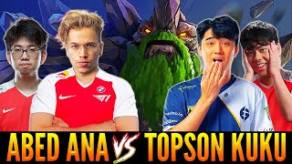 ABED 2 Games With Tiny on Mid | First Game ABED and ANA meet TOPSON and KUKU in a Fun Game | Dota 2