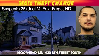 Fargo Man Charged With Mail Theft In Moorhead