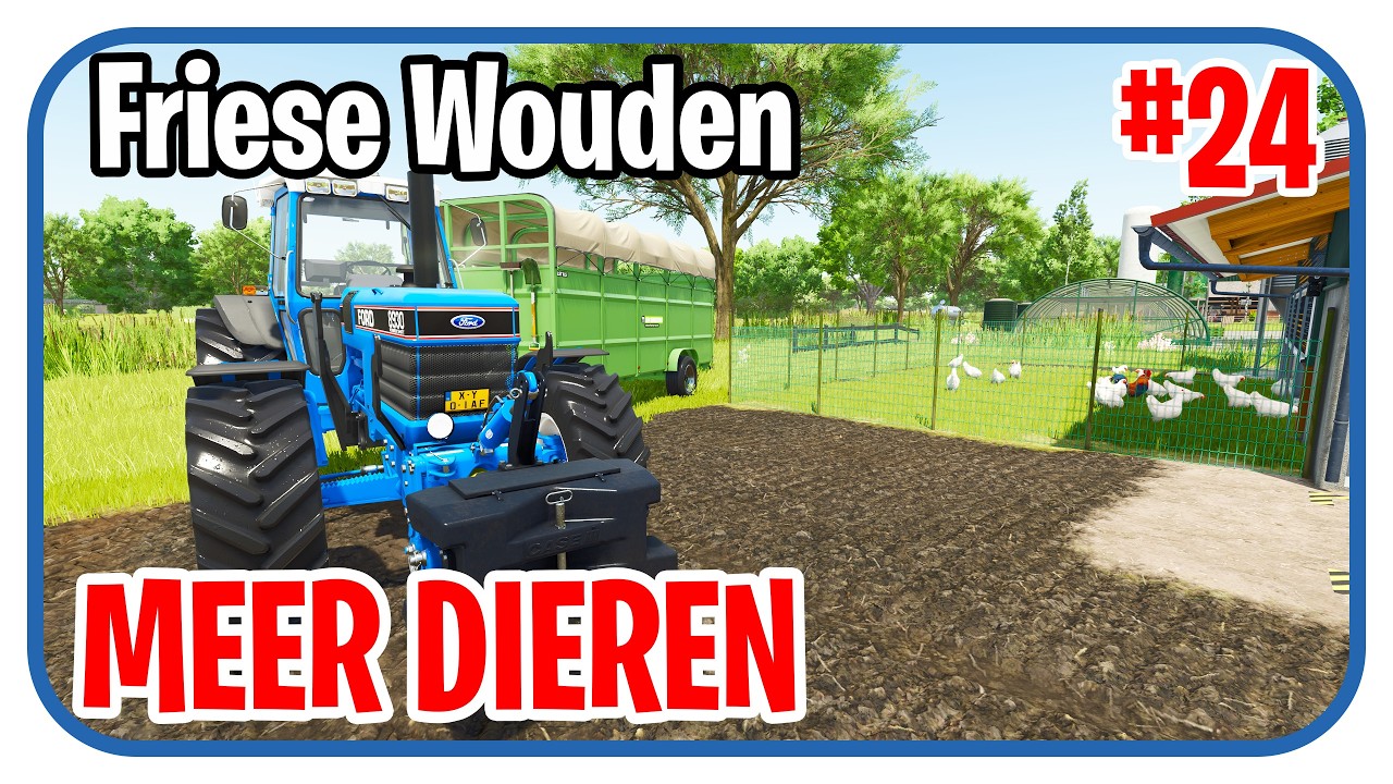 MEGA! Meer dieren!🐷| Farming Simulator 25 | De Friese Wouden