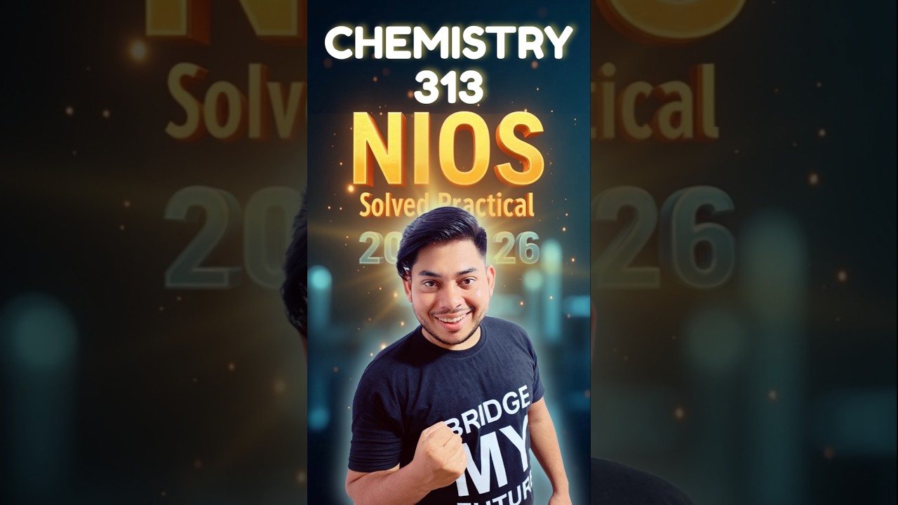 NIOS 12th Chemistry 313 Practical File 2025-26 🔥 Ready Solution | Handwritten File All Subjects