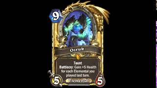 Break Yourself Upon My Body - Ozruk - Hearthstone