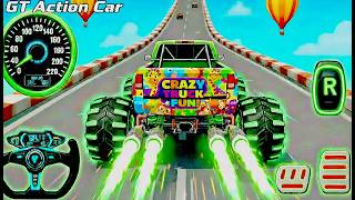 Mega Ramp Monster Car Racing 3D - Extreme Car Stunts -Android Gamepla #MegaRamp #3DGames #CarRacing screenshot 3