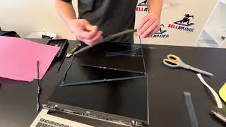 Complete LCD Screen and Back Cover Repair on Samsung Galaxy NP754XFG laptop.