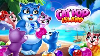 15s Catpop Island - Bubble shooter - Gameplay2 reskin - Play now for free Blue Yellow 1920x1080 screenshot 4