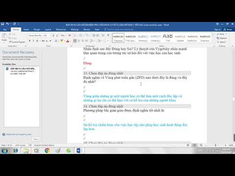 Video ĐÁP ÁN 54 CÂU HỎI CUỐI KHÓA MÔ ĐUN 2 CƠ SỞ LÍ LUẬN - youtube