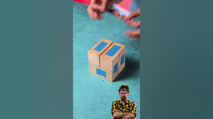 Make unique photo frames from wooden cubes - Butch REACT