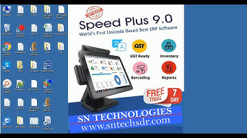Speed Plus 9.0 Billing Software With Multi Languages.