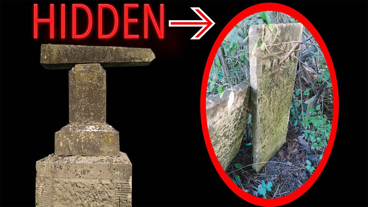 Finding Hidden and Stacked Gravestones in Old Graveyard YouTube