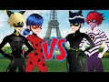 Ladybug y Cat Noir vs Lady Noir y DemoIlustrador - BATALLA DE RAP ANIMADA