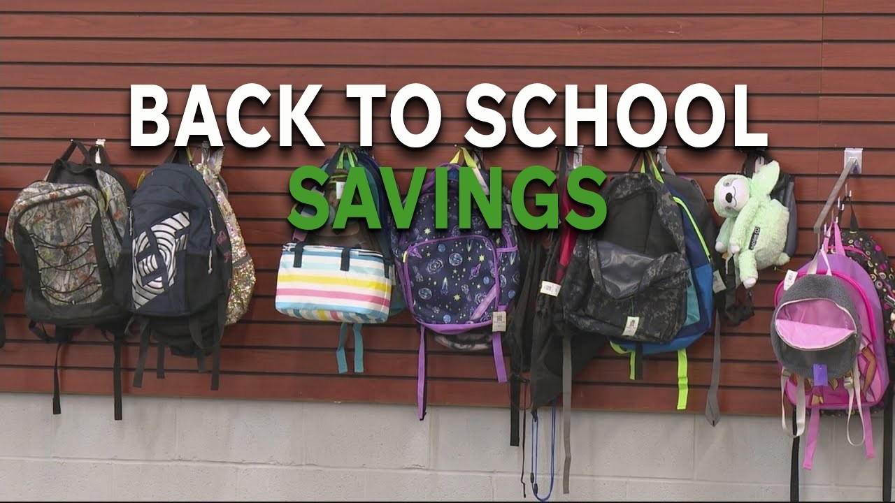 Second-hand shopping cuts back-to-school spending